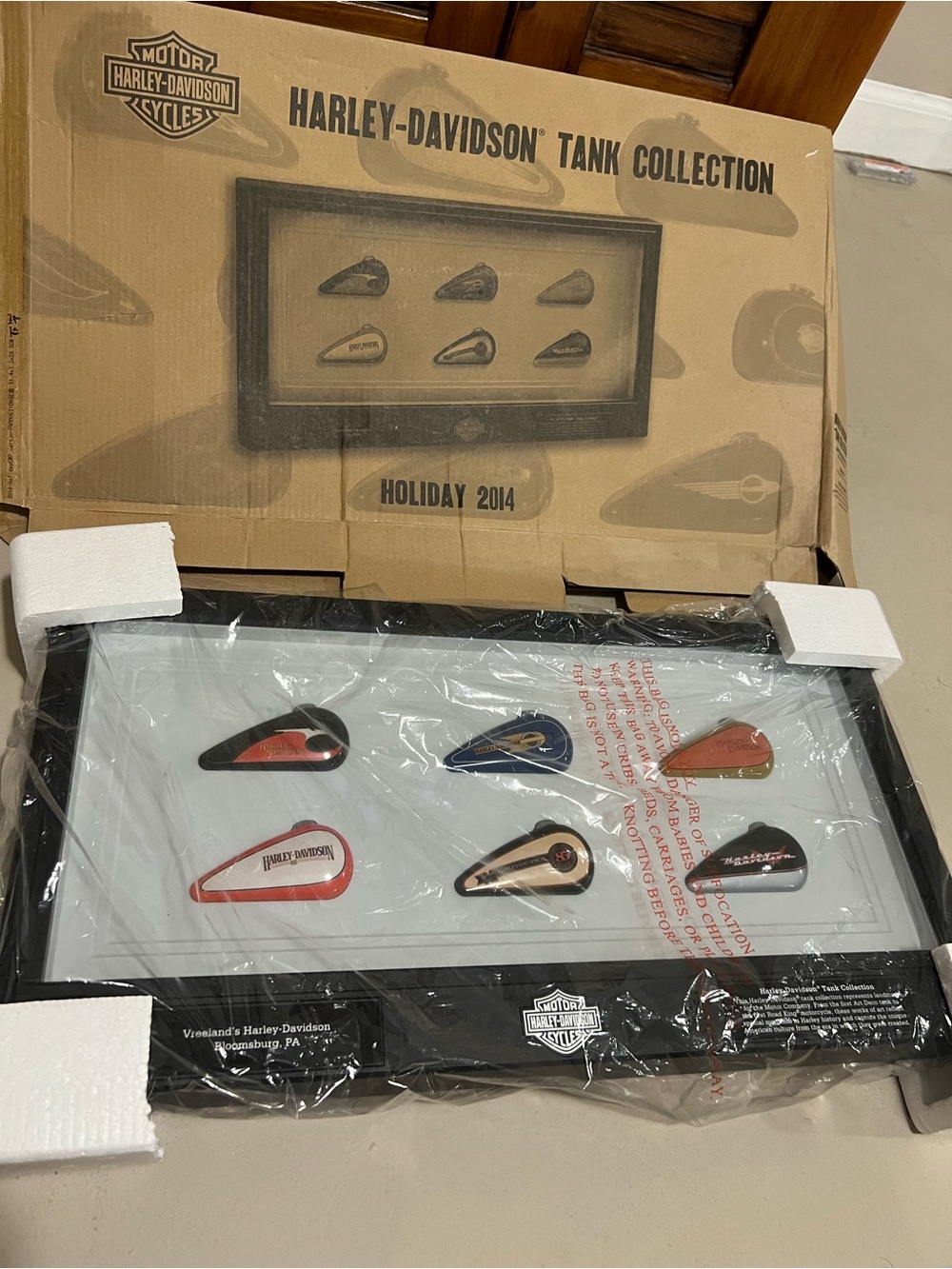 Harley-Davidson Framed Tank Collection 2014